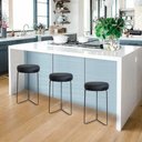 Ver imagem 2 de Banqueta para Cozinha Média Bar Balcão Bistro Mesa Itália:preto