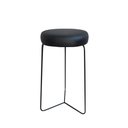 Ver imagem 1 de Banqueta para Cozinha Média Bar Balcão Bistro Mesa Itália:preto