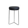 Banqueta para Cozinha Média Bar Balcão Bistro Mesa Itália:preto - 1