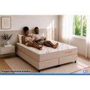 Ver imagem 3 de Cama Box Crc Viúva +Colchão Molas Orvieto Orthoflex 128x188