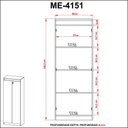 Ver imagem 5 de Kit Escritório com Mesa de Canto e Armarios Ame/pt - Tecno