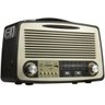 Caixa de Som Madeira Bluetooth Profissional Decoração Vintage Rádio Am Fm Sw Mp3 Retro Recarregavel - 7