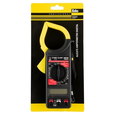 Alicate Amperimetro Digital com Bip Dt266 Eda 0ja