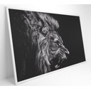 Ver imagem 7 de Quadro Leão Preto e Branco - 60x40 Cm - Vidro Impresso