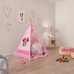 Cabana Infantil Quarto Tenda Little Hut P04 Rosa - Lyam Decor - 2