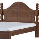 Ver imagem 2 de Cama Casal de Madeira Maciça Clássica para Colchão 138x188 Zahav F06 Café - Lyam Decor