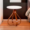 Ver imagem 2 de Mesa de Canto Cebola 70 Cm Arch Decor Off White