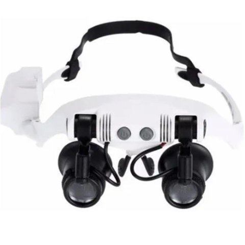 Lupa Óculos 4 Lentes Profissionais para Trabalhos Minucioso