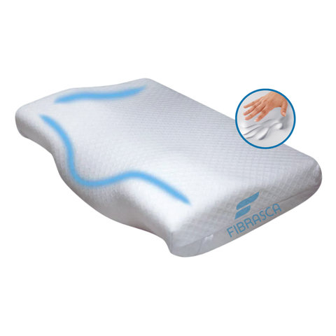 Travesseiro Nasa Cervical Ortopédico Anatômico Fibrasca