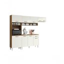 Ver imagem 4 de Cozinha Compacta + Balcão Aurora Atacama 9 Portas 1 Gaveta 249,7cm Off White Aramóveis