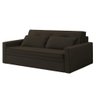 Sofá Cama Casal 2 Lugares Quarto Sala Kitnet Sleep Marrom - Larbelle - 5