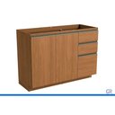 Ver imagem 2 de Balcão Cozinha Modulado p/ Pia 2PT 3GAV 120cm Liga Canela Kappesberg