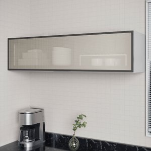 Armário Aéreo Porta Basculante Reflecta 120cm Nara Cabecasa Madeiramadeira