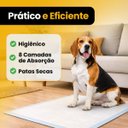 Ver imagem 5 de Tapete Higiênico 60x60 Pet 100 Unidades Carvão Ativado Anti Vazamento