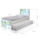 Ver imagem 2 de Bi Cama Juvenil Zap com Cabeceira Corujinhas
