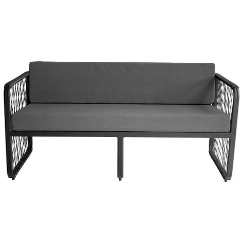 Namoradeira para Área Externa Santiago em Alumínio e Fibra Sintética Acesse Móveis