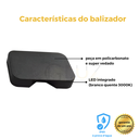 Ver imagem 4 de Balizador Mini Led 1,5w Sobrepor Escada Corredor Pto ou Bco - Preto