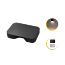 Ver imagem 2 de Balizador Mini Led 1,5w Sobrepor Escada Corredor Pto ou Bco - Preto