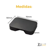 Balizador Mini Led 1,5w Sobrepor Escada Corredor Pto ou Bco - Preto - 5