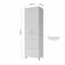 Paneleiro Modular 2 Portas 2 Gavetas Marquesa 70cm 100 Mdf - 2