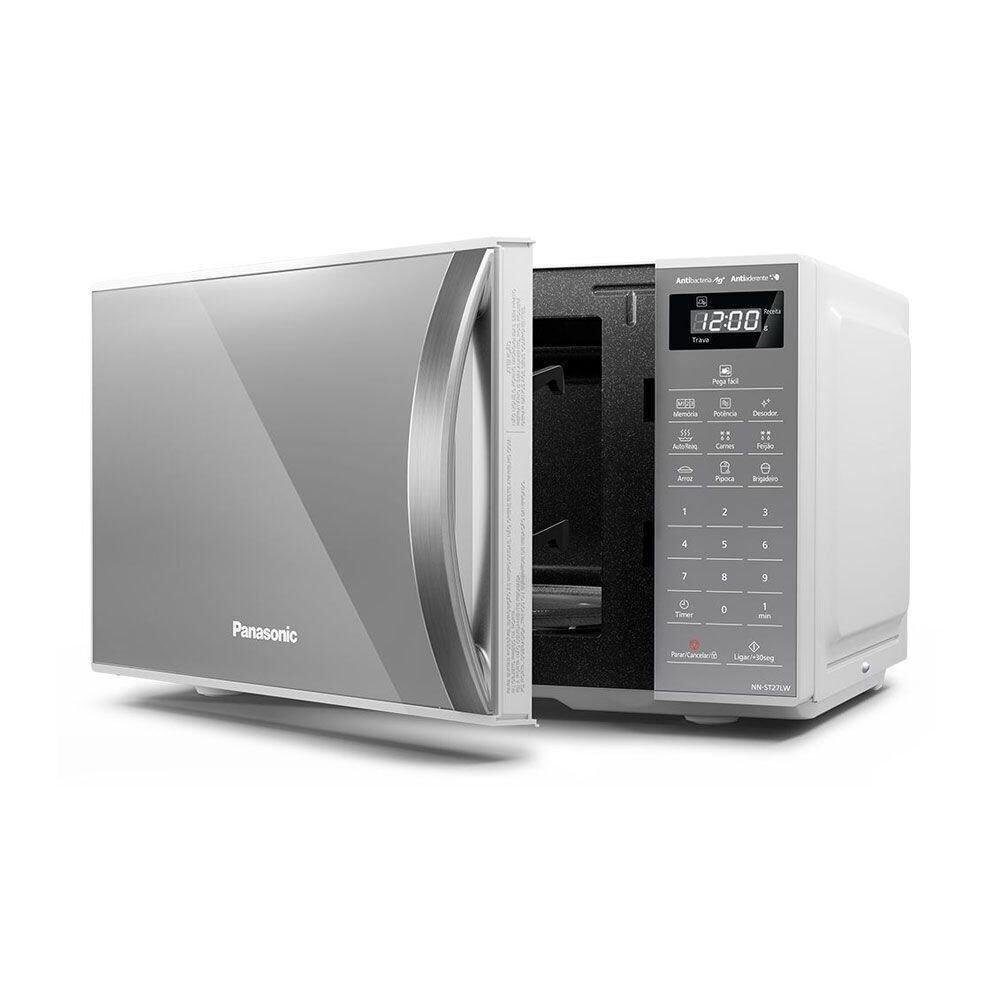 Micro-ondas PANASONIC 21L Branco Espelhado ST27LWRU 127V - 4
