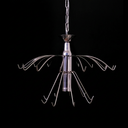 Ver imagem 6 de Lustre Pendente Cromado Pingente Vidro Moderno Bivolt Sala Quarto