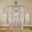 Ver imagem 2 de Lustre Pendente Cromado Pingente Vidro Moderno Bivolt Sala Quarto