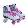 Patins Le com 4 Rodas com Luz e Miçanga Número 36 Branco - 1