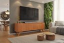 Ver imagem 2 de Conjunto Rack + Buffet Atenas Rack Naturalle Buffet Naturalle Mavaular
