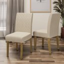 Ver imagem 1 de Conjunto com 2 Cadeiras de Jantar Multimóveis CR50039 Bege