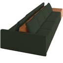 Ver imagem 7 de Sofá Ilha Modular para Sala 392cm com Puff Dublin K01 Veludo Verde Sintético Caramelo - Lyam Decor