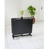 Mesa Super Prática Preta com Rodinhas 143cm - 6