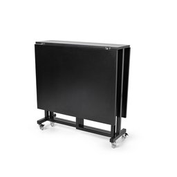Mesa Super Prática Preta com Rodinhas 143cm - 1
