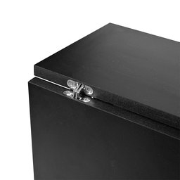 Mesa Super Prática Preta com Rodinhas 143cm - 5
