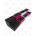 Ver imagem 3 de Escada Escadinha Auxiliar 2 Degraus Antiderrapante para Maca Estética e Beleza - Rosa Pink