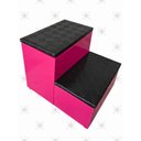 Ver imagem 2 de Escada Escadinha Auxiliar 2 Degraus Antiderrapante para Maca Estética e Beleza - Rosa Pink