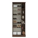 Ver imagem 3 de Sapateira Íris 1 Porta com Espelho Castanho - Móveis Henn