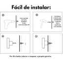 Ver imagem 6 de Cabideiro Caramelo de Parede em Madeira 3 Ganchos