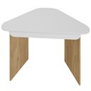 Ver imagem 1 de Mesa Escrivaninha de Canto Home Office Trinity A02 Olmo Branco - Lyam Decor