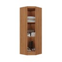 Ver mais imagens de Quarto Completo Viena 5 Portas 6 Gavetas 4 Peças Espresso Móveis Marrom/Nogal/Branco