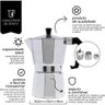 Cafeteira Italiana Moka Alumínio ? 300ml Original - 2