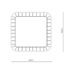 Plafon Led Sobrepor Quadrado 24w Branco Yamamura 40cm - 3