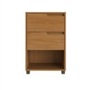 Ver imagem 3 de Mesa Cabeceira 2 Gavetas L45xa69cm