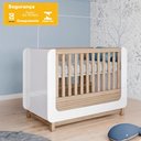 Ver mais imagens de Berco Mini Cama Grade Fixa 146x78 Cm Aconchego Branco Jequitiba Hp Henn