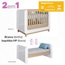 Ver imagem 7 de Berco Mini Cama Grade Fixa 146x78 Cm Aconchego Branco Jequitiba Hp Henn