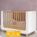 Ver imagem 2 de Berco Mini Cama Grade Fixa 146x78 Cm Aconchego Branco Jequitiba Hp Henn