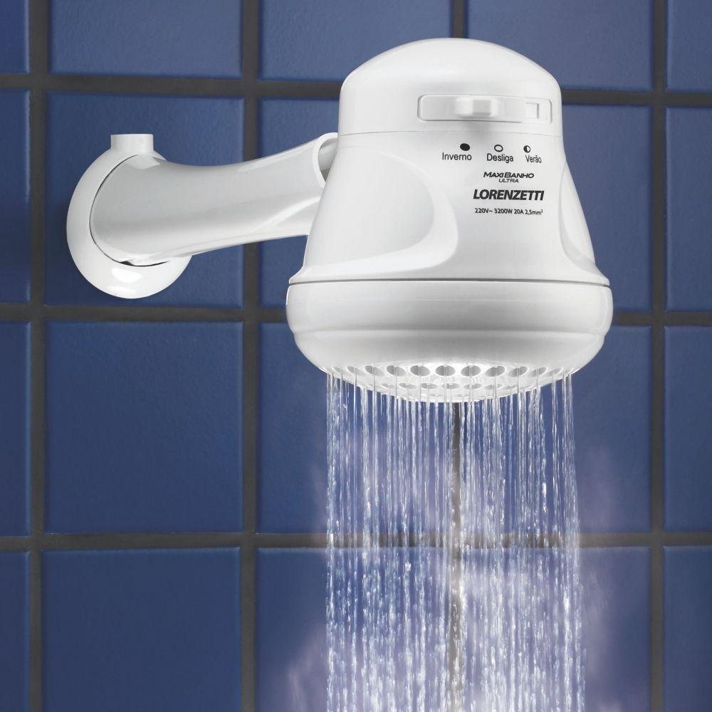 Ducha Chuveiro Maxi Banho Ultra Lorenzetti 220v 5500w - 10