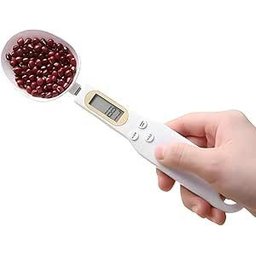 Colher Balança de Alimentos Portátil Lcd Digital Pesar Comida Eletrônica Suplemento Cozinha Academia - 5