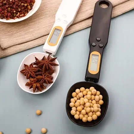 Colher Balança de Alimentos Portátil Lcd Digital Pesar Comida Eletrônica Suplemento Cozinha Academia - 4