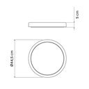 Ver imagem 3 de Prato para Vaso de Planta 44,5cm Tramontina Grande Polietile